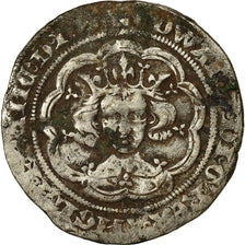 Coin, Great Britain, Edward III, Groat, London, VF(20-25), Silver, Spink 1567