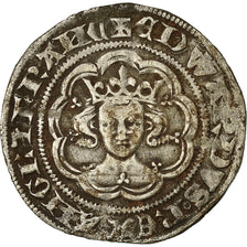 Coin, Great Britain, Edward III, Halfgroat, London,EF(40-45), Silver, Spink 1574