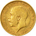 Coin, Great Britain, George V, 1/2 Sovereign, 1911, AU(50-53), Gold, KM 819