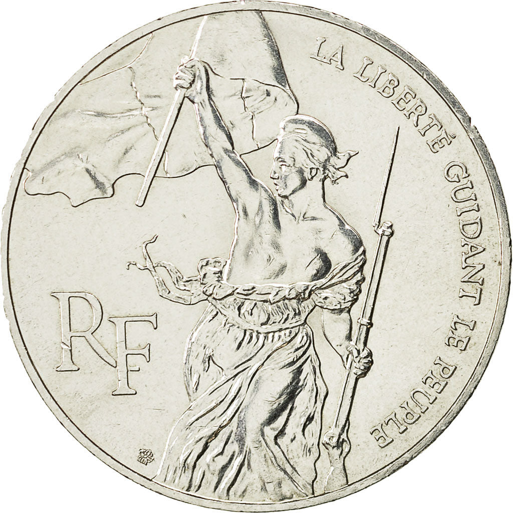 Coin, France, Liberté guidant le peuple, 100 Francs, 1993, MS(63), Silver