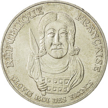 Coin, France, Clovis, 100 Francs, 1996, MS(60-62), Silver, KM:1180, Gadoury 953