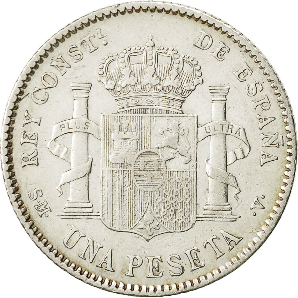 Monnaie, Espagne, Alfonso XIII, Peseta, 1903, SUP, Argent, KM 721