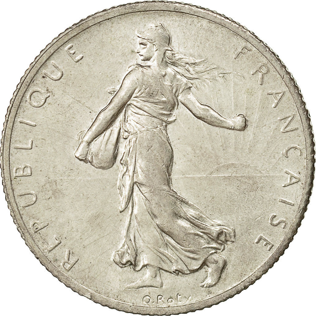 Moneta, Francia, Semeuse, 2 Francs, 1914, Castelsarrasin, SPL-, Argento