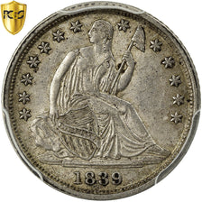 Moneta, Stati Uniti, Seated Liberty Half Dime, Half Dime, 1839, U.S. Mint, New