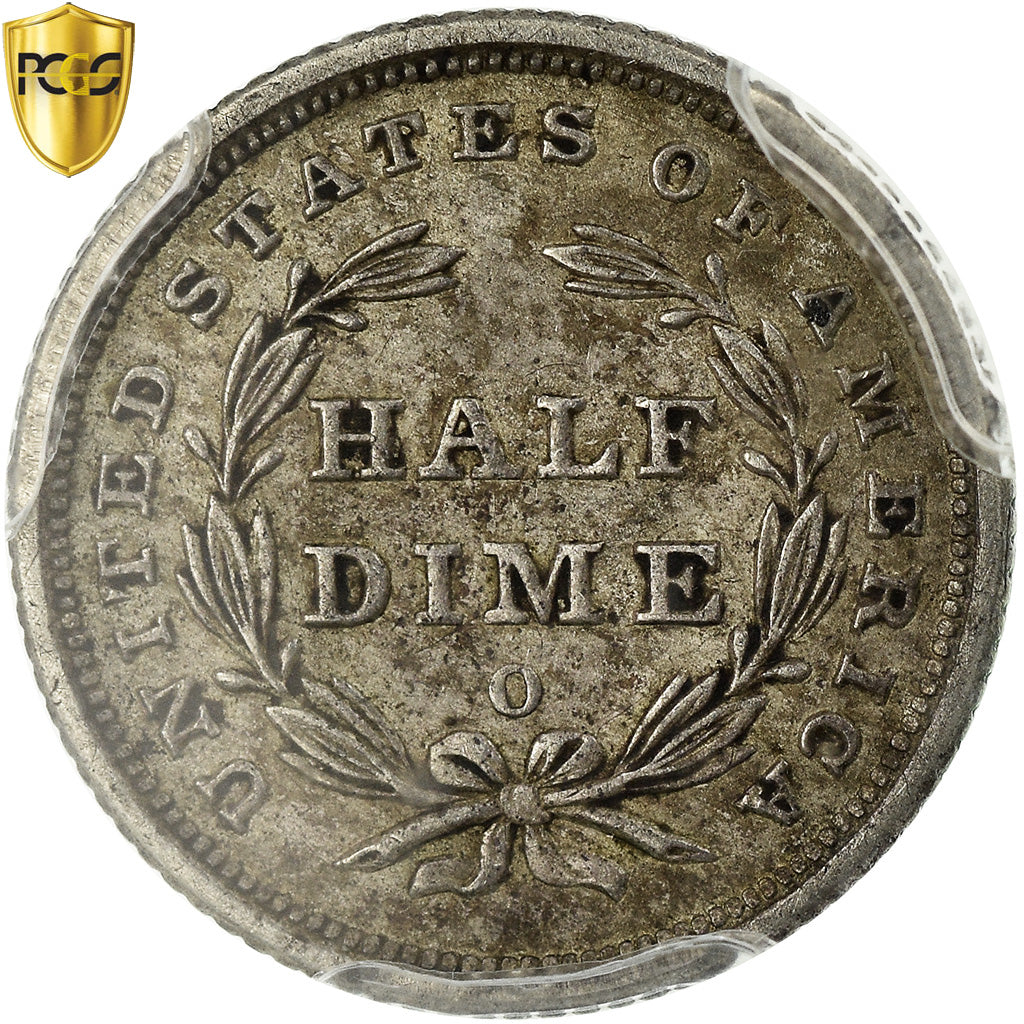 Coin, United States, Seated Liberty Half Dime, 1839, PCGS AU55