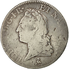 Coin, France, Louis XV, Écu à la vieille tête, 1772, Paris, VF(20-25), KM 551.1