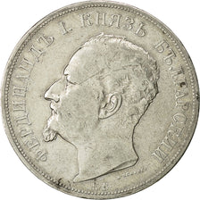 Münze, Bulgarien, Ferdinand I, 5 Leva, 1892, Kormoczbanya, Hungary, SS, Silber