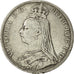 Coin, Great Britain, Victoria, Crown, 1890, EF(40-45), Silver, KM 765