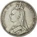 Coin, Great Britain, Victoria, Crown, 1890, VF(30-35), Silver, KM 765