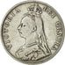 Coin, Great Britain, Victoria, Double Florin, 1889, VF(30-35), Silver, KM 763