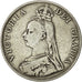 Coin, Great Britain, Victoria, Double Florin, 1889, VF(30-35), Silver, KM 763