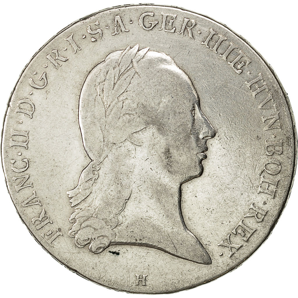 Coin, AUSTRIAN NETHERLANDS, Franz II, Kronenthaler, 1794 H, VF(30-35), KM 62.1