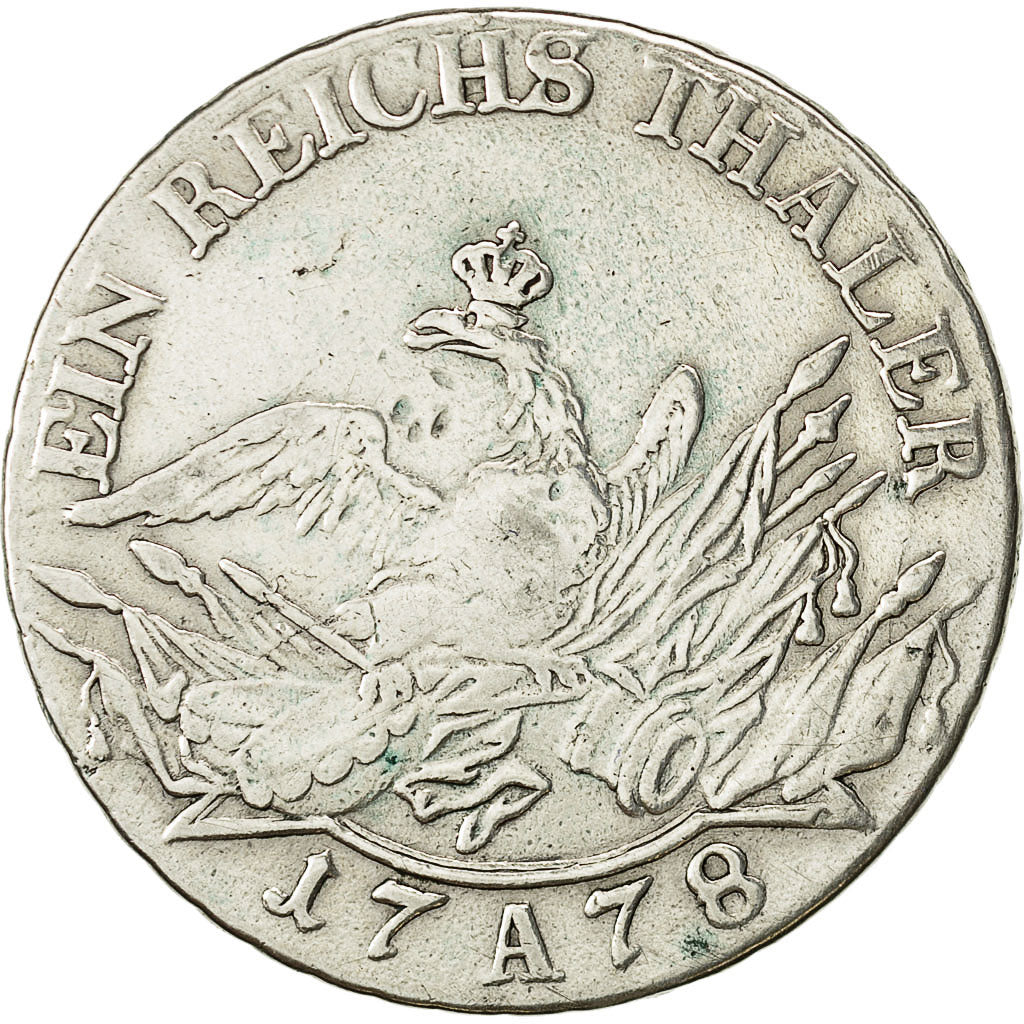 Münze, Deutsch Staaten, PRUSSIA, Friedrich II, Thaler, 1778, Berlin, S+