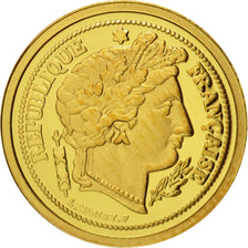 France, Medal, 20 francs Ceres 1851, History, 2001, Gold