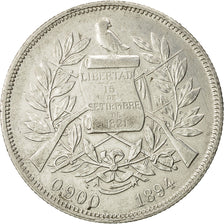Monnaie, Guatemala, République, 1 Peso, 1894, TTB+, Argent, KM 210