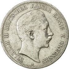 Coin, Germany, PRUSSIA, Wilhelm II, 5 Mark, 1898, Berlin, EF(40-45), KM 523