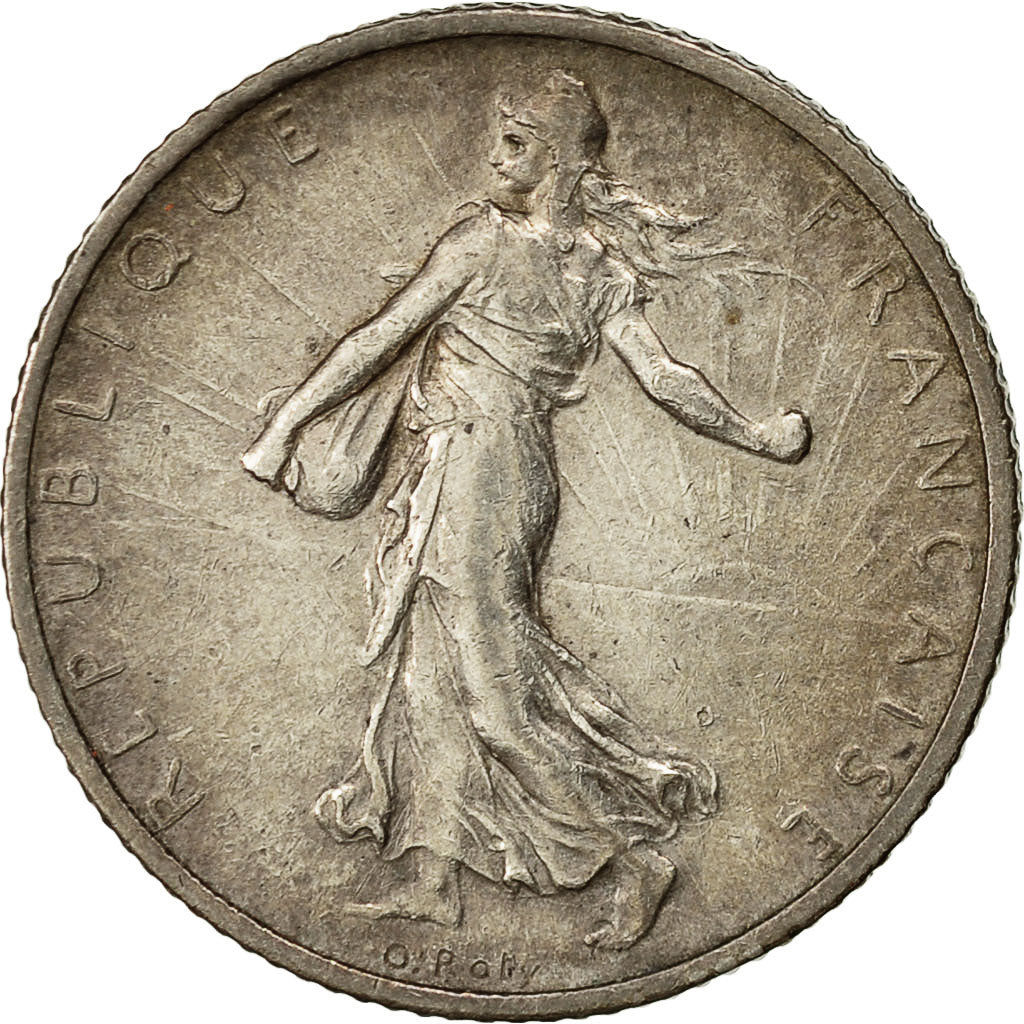 Coin, France, Semeuse, Franc, 1898, Paris, AU(50-53), Silver, KM 844.1