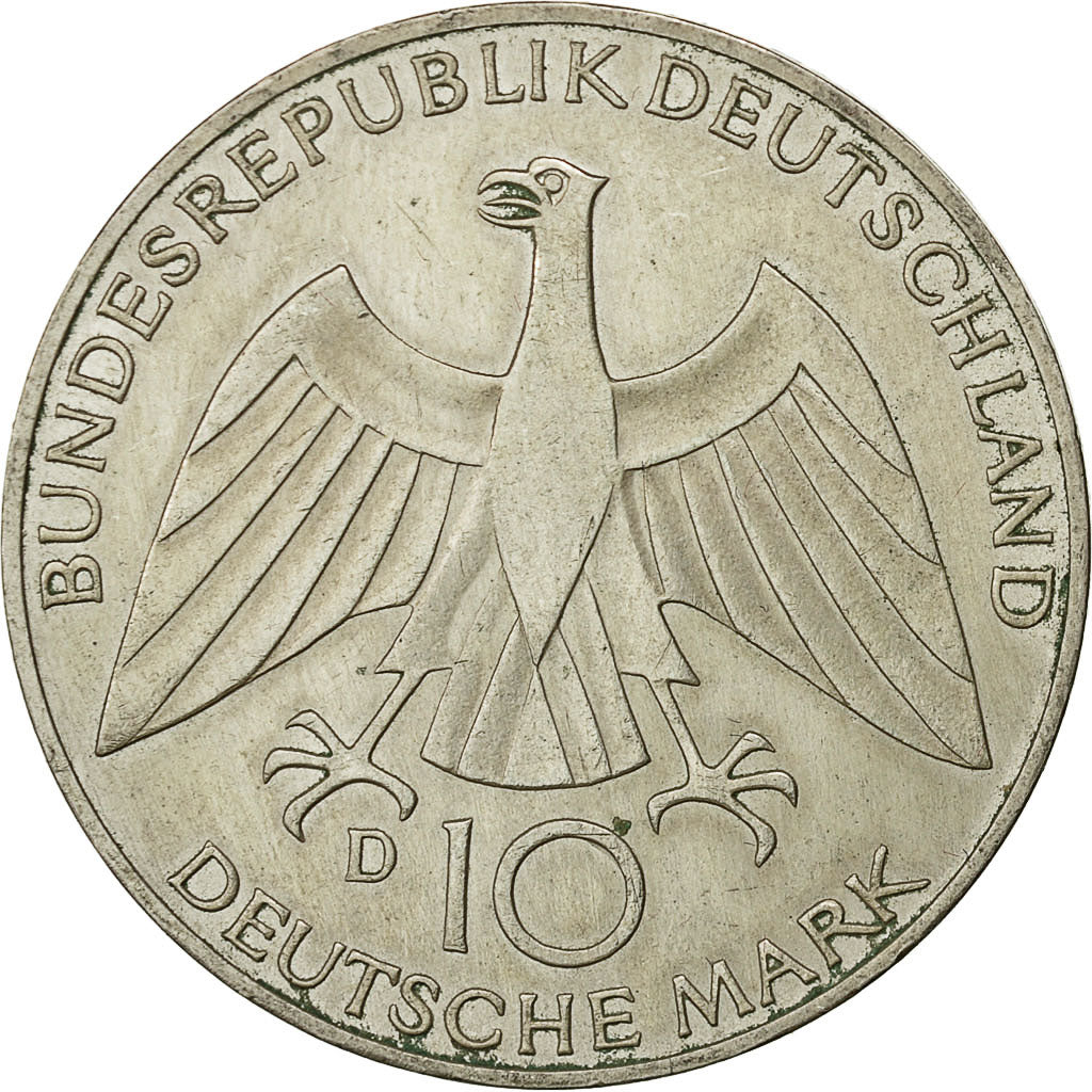 Münze, Bundesrepublik Deutschland, 10 Mark, 1972, Munich, VZ, Silber, KM:131