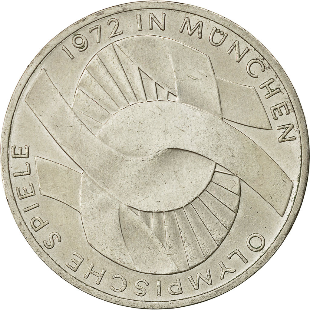 Moneta, GERMANIA - REPUBBLICA FEDERALE, 10 Mark, 1972, Munich, SPL-, Argento