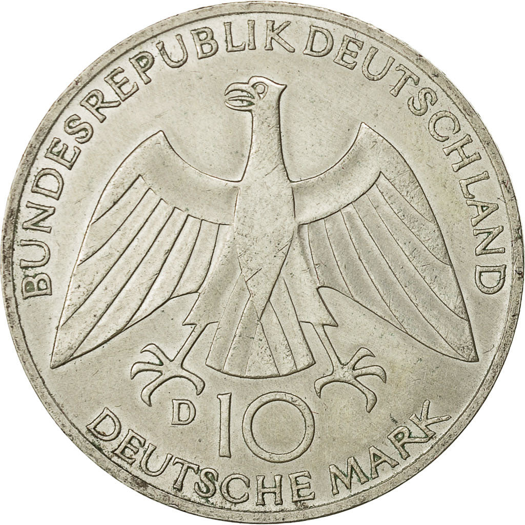 Moneta, GERMANIA - REPUBBLICA FEDERALE, 10 Mark, 1972, Munich, SPL-, Argento