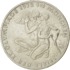 Monnaie, République fédérale allemande, 10 Mark, 1972, Stuttgart, SUP, KM 132