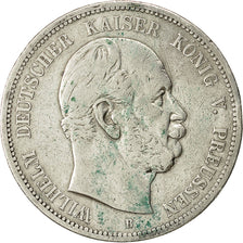 Moneta, Stati tedeschi, PRUSSIA, Wilhelm I, 5 Mark, 1875, Breslau, MB+, Argento