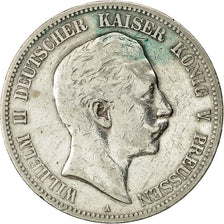 Coin, German States, PRUSSIA, Wilhelm II, 5 Mark, 1898 A, EF(40-45), KM 523