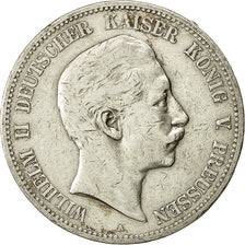 Coin, German States, PRUSSIA, Wilhelm II, 5 Mark, 1898 A, EF(40-45), KM 523