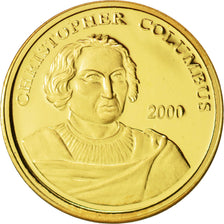 France, Medal, Columbus, History, 2000, MS(65-70), Gold