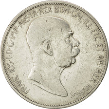 Coin, Austria, Franz Joseph I, 5 Corona, 1908, VF(30-35), Silver, KM 2809