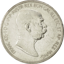 Coin, Austria, Franz Joseph I, 5 Corona, 1908, EF(40-45), Silver, KM 2809