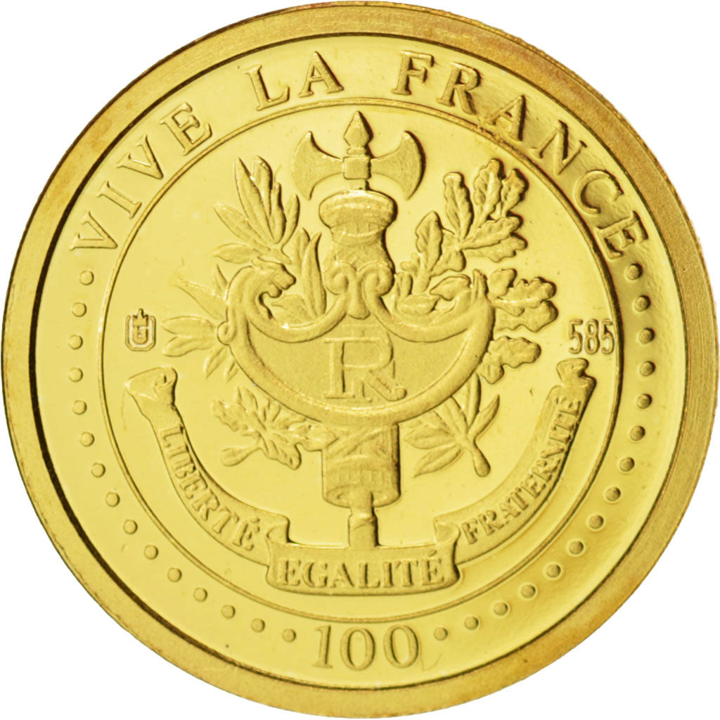 France, Medal, Suez Canal 1869, History, 2009, Or