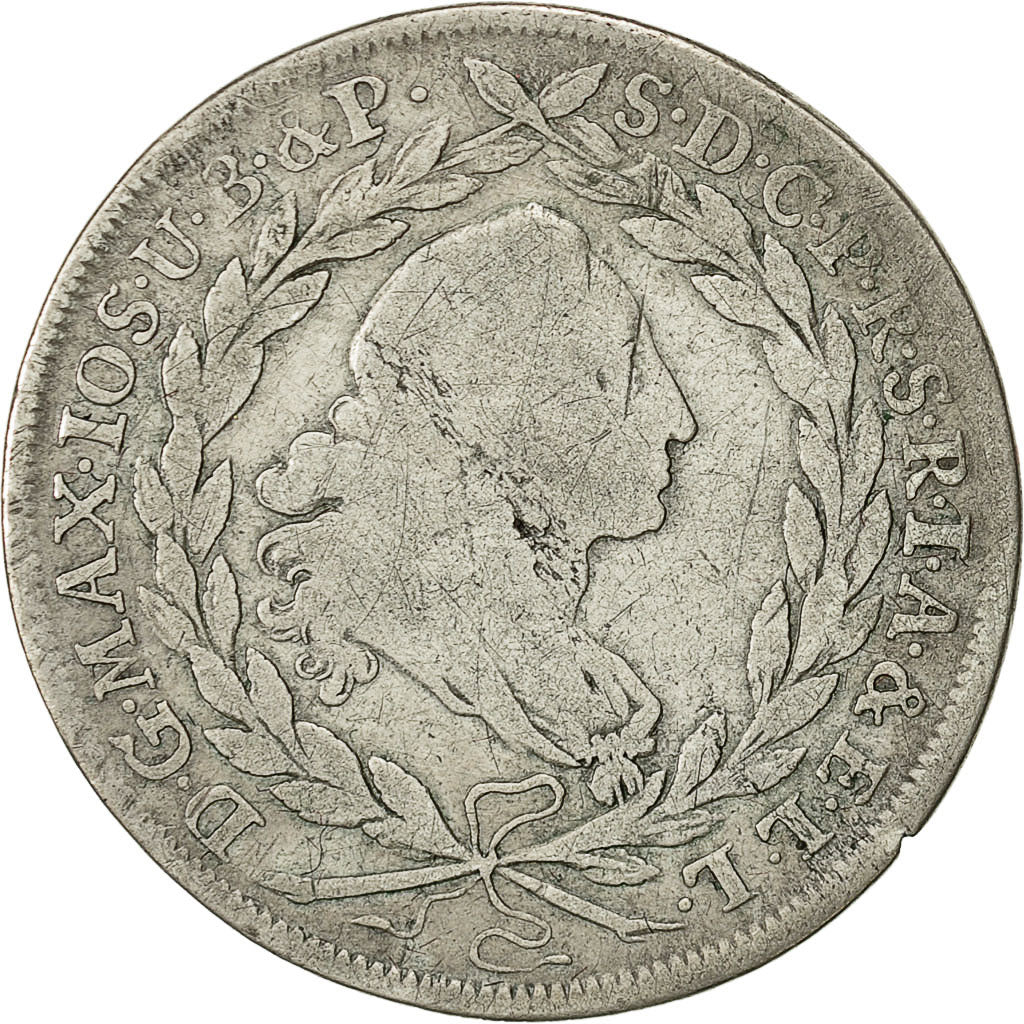 Coin, German States, BAVARIA, Maximilian III Josef, 20 Kreuzer, 1773, Munich