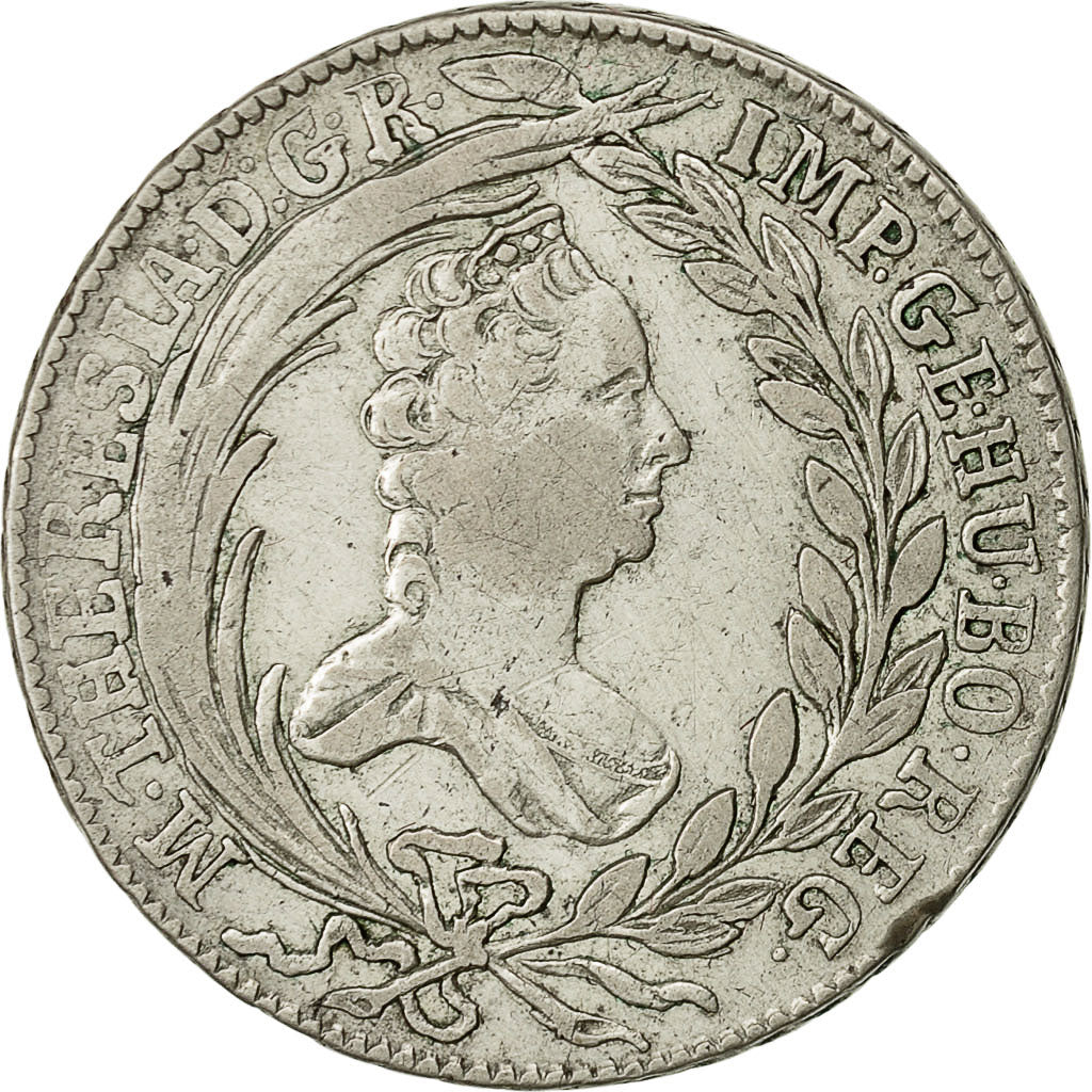 Coin, Austria, Maria Theresa, 20 Kreuzer, 1765, Vienna, VF(30-35), KM 1814
