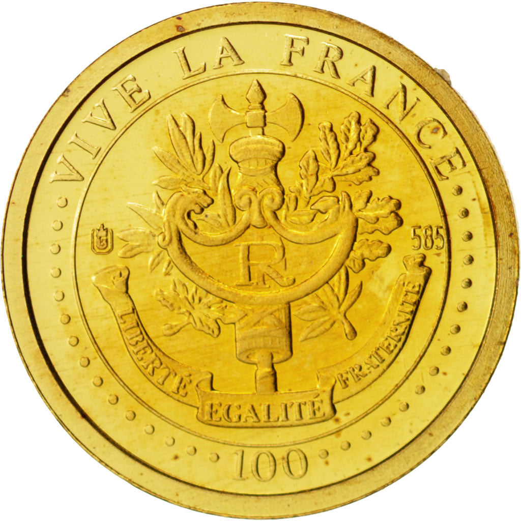 France, Medal, Napoléon, History, 2001, Gold