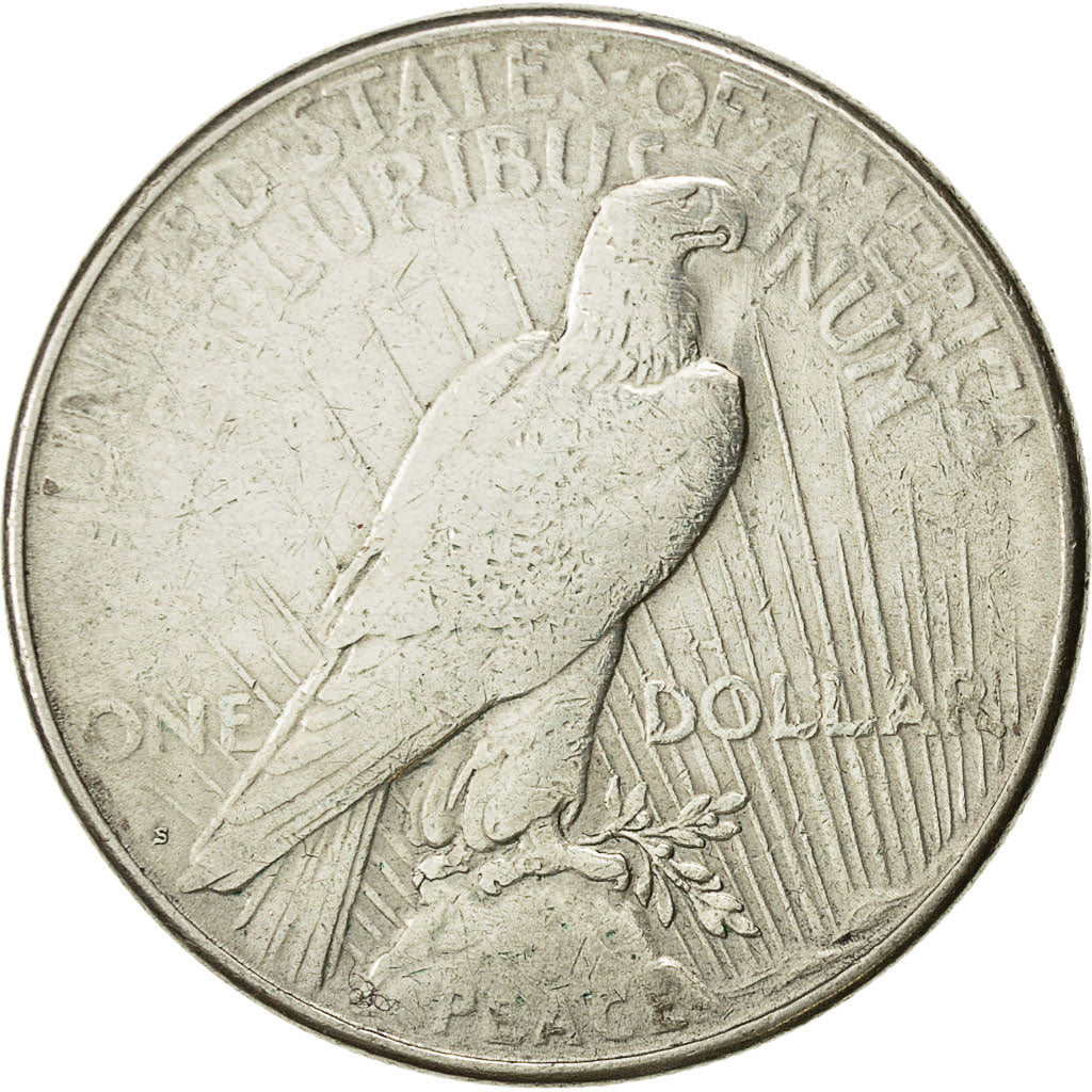 Coin, United States, Peace Dollar, 1923, San Francisco, EF(40-45), KM 150