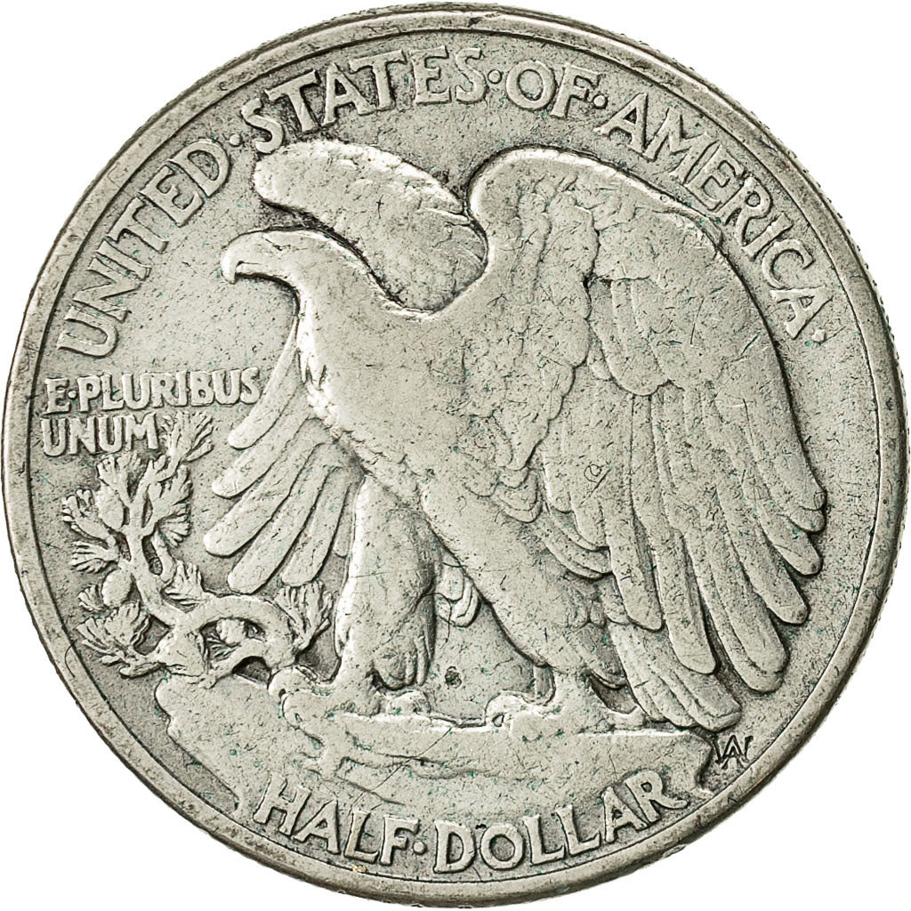 Monnaie, États-Unis, Walking Liberty Half Dollar, 1944, TB+, Argent, KM 142