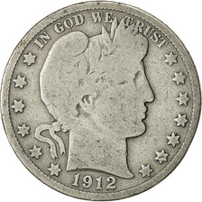 Moneda, Estados Unidos, Barber Half Dollar, Half Dollar, 1912, U.S. Mint