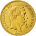 Moneda, Francia, Napoleon III, Napoléon III, 100 Francs, 1865, Paris, MBC, Oro