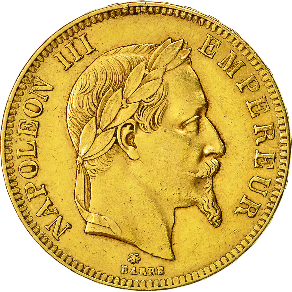 Münze, Frankreich, Napoleon III, Napoléon III, 100 Francs, 1866, Paris, SS+