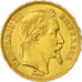 Moneda, Francia, Napoleon III, Napoléon III, 20 Francs, 1865, Paris, EBC+, Oro