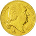 Coin, France, Louis XVIII, 20 Francs, 1824, Lille, AU(55-58), Gold, KM 712.9