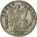 Coin, France, Convention, Ecu 6 Livres au Génie, 1793, Lyon, EF(40-45), Silver