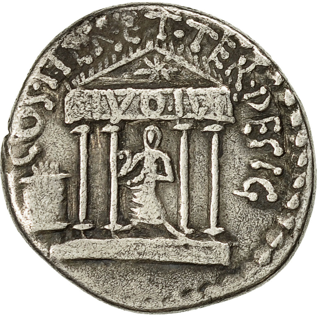 Coin, Octavian, Denarius, 36 BC, Rome, AU(50-53), Silver, Cohen 90