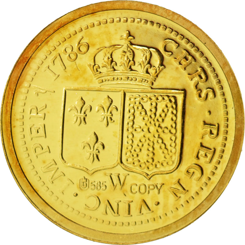France, Medal, Louis XVI, History, 2006, Gold