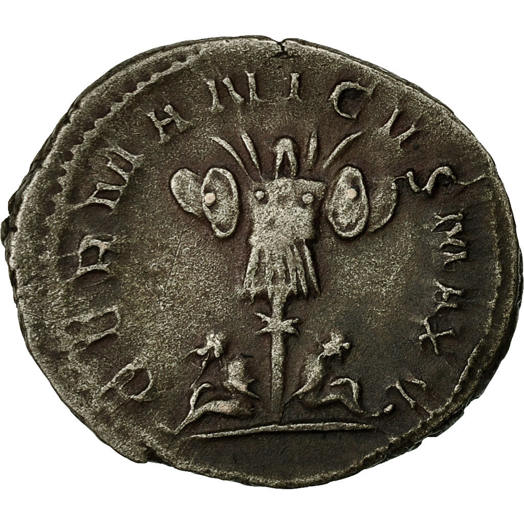 Moneda, Gallienus, Antoninianus, 257-258, Trier, MBC+, Vellón, RIC:18