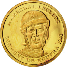 Francia, Medal, Marechal Leclerc, History, 2001, Oro