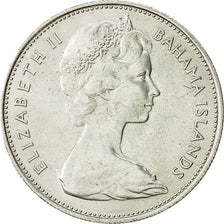 Coin, Bahamas, Elizabeth II, Dollar, 1969, MS(60-62), Silver, KM 8