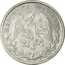 Munten, Mexico, Peso, 1898, Zacatecas, ZF, Zilver, KM:409.3