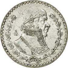 Coin, Mexico, Peso, 1966, Mexico City, AU(50-53), Silver, KM 459